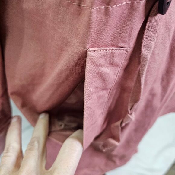 Miss London Black Label Mauve Pink Lightweight Jacket Size Large - Picture 5 of 11